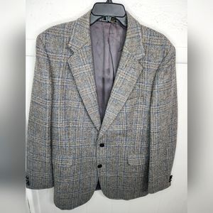 WOODMERE Men's Sport Coat Blazer Suit Jacket Size R42 100% PURE WOOL GRAY